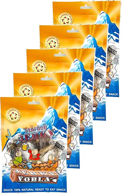 Cantina Star Vobla whole dried fish jerky, pack of 5