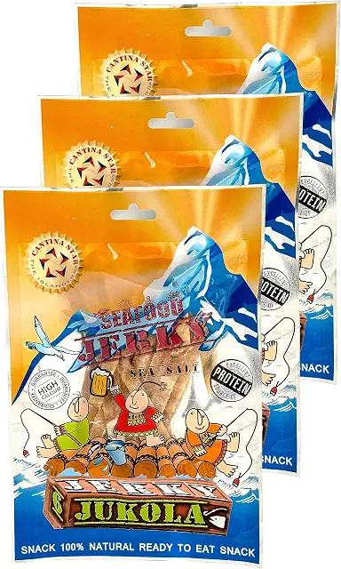 Cantina Star Jukola Cod fish jerky, pack of 3